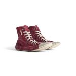 Men’s Paris Ultra Flat High Top Sneaker  in Red - Image 2